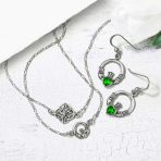 Celtic Love Knot Anklet Ankle Bracelet Sterling Silver Triquetra Design - Image 4
