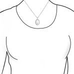Irish Celtic Claddagh Locket Necklace for Teens Sterling Silver Photo Holder - Image 4