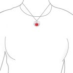 Blank Heart Shape Medical Identification ID Necklace Pendant Stainless Steel - Image 21