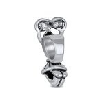 School Spirit Cheerleader Charm Bead Sterling Silver for European Bracelet - Image 2