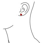 Watermelon Apple Pineapple Cupcake Strawberry Cherry Enamel Stud Earrings - Image 21