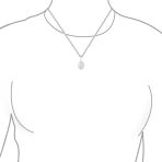 Christian Our Lady Of Guadalupe Medallion Pendant Necklace Sterling Silver - Image 3