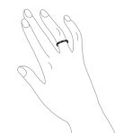 Plain Basic 3MM Thin Flat Wedding Band Ring Comfort Fit Titanium - Image 9