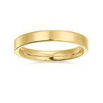 Plain Basic 3MM Thin Flat Wedding Band Ring Comfort Fit Titanium - Image 7