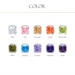 Traditional Large 7CT Emerald Cut CZ Clip-On Earrings Silver Plated Non-Pierced - Image 37