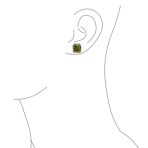 Traditional Large 7CT Emerald Cut CZ Clip-On Earrings Silver Plated Non-Pierced - Image 20