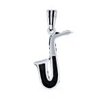Saxophone Instrument Pendant Necklace for Musician Jazz Lover Silver Chain - Image 2