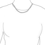 Dainty Sterling Silver Petite 4MM Round Bead Station Ball Necklace Shinny - Image 4