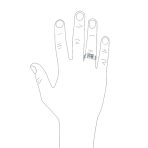 Traditional 3CT Blue Clear Cubic Zirconia CZ Square Solitaire Ring Pinky Ring Silver Plated - Image 7