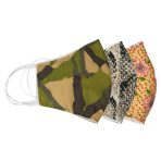Cotton Fabric Face Mask Reusable Nose Clip Filter Pocket