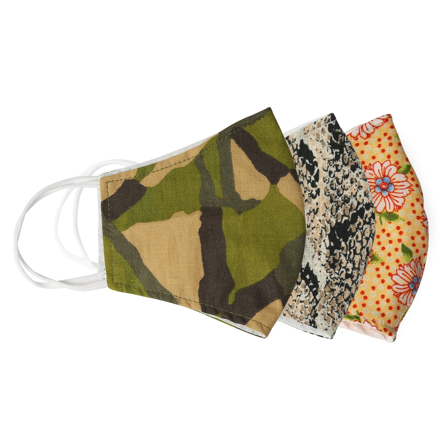 cotton-washable-fabric-face-mask_fm-3pkturq-az_1377b53d-e03f-46c3-9e6e-dd862c557ec8 Cotton Fabric Face Mask Reusable Nose Clip Filter Pocket - Image 1