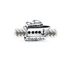Ocean Liner Yacht Charm Bead Sterling Silver for European Bracelet - Image 2