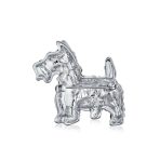 Large Statement Crystal Pet Terrier Dog Brooch Pin Silver Plated - Image 2