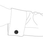 Classic Round Black Onyx Shirt Cufflinks for Men - Sterling Silver Bullet Hinge - Image 8