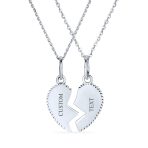2 PCS Best Friend Aunt Niece Heart Puzzle Pendant Necklace - Image 5