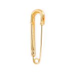 Brooche Pin Crystal Candy Cane Safety Pin GoldSilver 2 Inch - Image 2