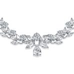 Vintage Style Cocktail CZ Marquise Cut Cubic Zirconia Statement Collar Necklace - Image 2