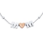 Dainty Chain Link Bracelet withBlock Letters Sterling Silver - Image 2