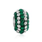 Christmas Charm Bead Red Green Flower Stripe Crystal Bundle for Bracelets - Image 4