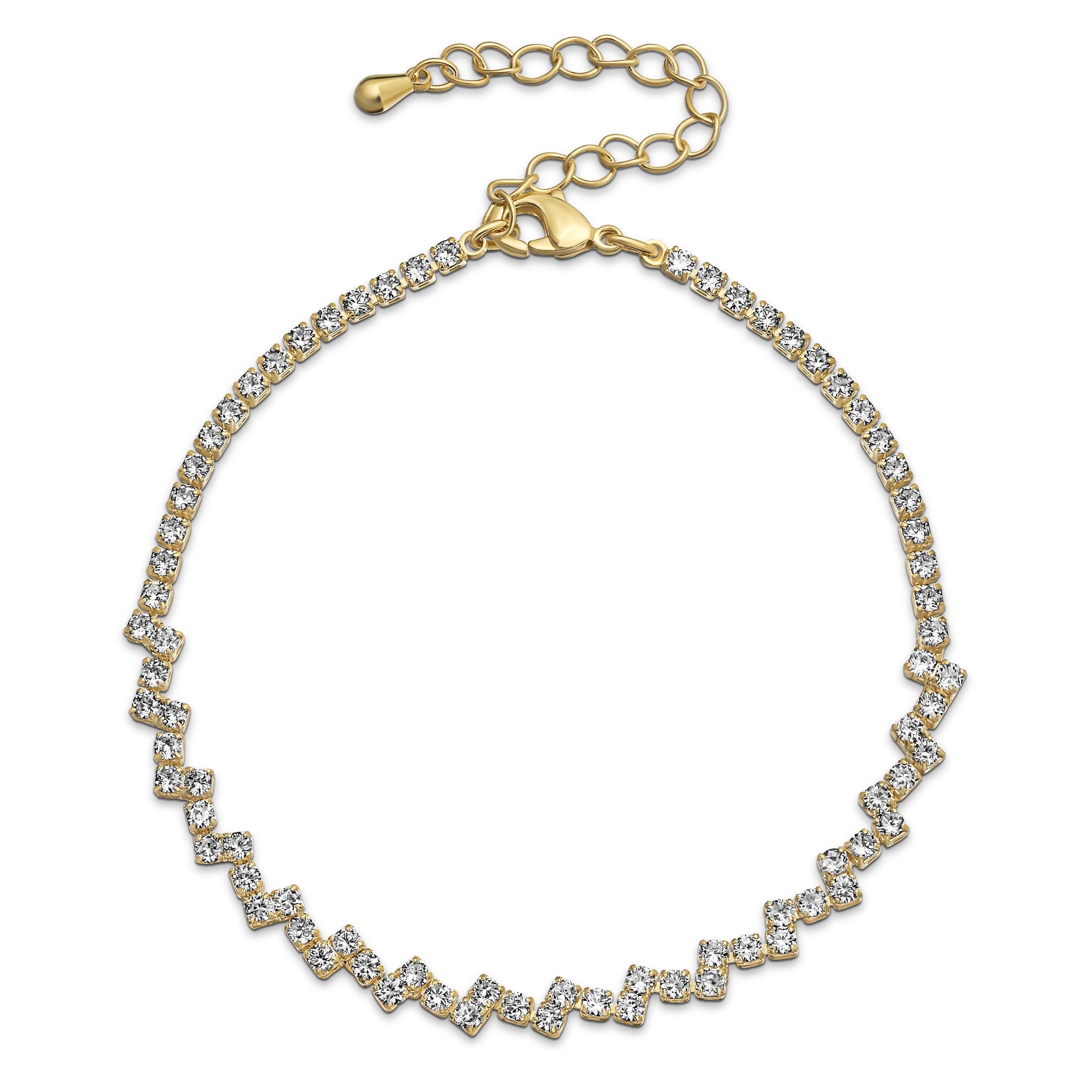 delicate_minimalist_bracelet_cz_ajb-1204225_33 Thin Minimalist Chain Link Bracelet CZ Yellow Gold Plated - Image 1