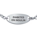 Miami Cuban Link Medical ID Bracelet Stainless 7.5 Inch - Image 4