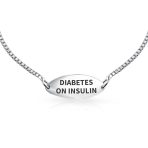 Personalize Medical Alert ID Thin Box Link Bracelet Oval Shape Tag - Image 4