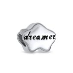 Hopes & Dreams Cloud Charm Bead Oxidized Sterling Silver for European Bracelet