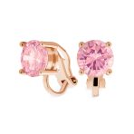 Traditional 2CT Round CZ Solitaire Clip-On Earrings - Gold Silver Non-Pierced 8MM - Image 7