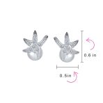 Nautical Simulated Pearl Pendant Necklace Earrings Set - Image 13