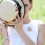 Tiny Cross Communion Kpop Huggie Dangle Chandelier Earrings CZ Hoop Set - Image 8