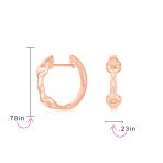 Western Equestrian Horse Bit Hoop Earrings .925 Sterling Silver - Image 12