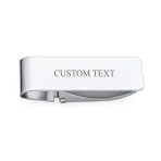 Large Wide Strong Hinged Style Money Clip Card Holder Silver Stainless Steel - Image 5