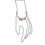 Protection Good Luck Amulet Strand Bracelet with Multicolor Evil Eye Beads - Image 4