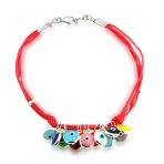 Protection Good Luck Amulet Strand Bracelet with Multicolor Evil Eye Beads - Image 3