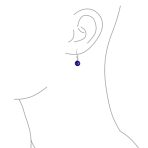 Spiritual Protection Multicolor Nazar Evil Eye Dangle Earrings Sterling Silver - Image 14