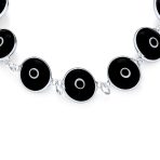 Good Luck Amulet Turkish Translucent Green Glass Evil Eye Bracelet .925 Sterling Silver 7.5 Inch - Image 42
