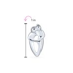 Father Mother Child Family Pendant Necklace Sterling Silver for New Moms - Image 4