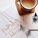 Minimalist Triangle Geometric Pendant Necklace in Sterling Silver - Image 9