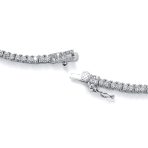 Art Deco Y Fringe Tassel Collar Necklace with Cubic Zirconia - Image 4