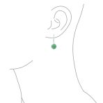 Set of 2 Natural Stone Bead Drop Earrings in Sterling Silver - Image 23