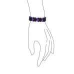 Set of 3 Natural Stone Bead Stretch Bracelets - Stackable - Image 9