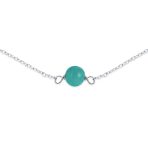 Bridal Tin Cup Freshwater Cultured Pearl Chain Station Necklace Sterling Silver - Image 16
