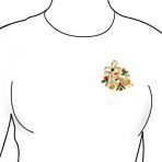 Large Fashion Statement Crystal Holiday Christmas Bells Brooch Pin Gold Plated - Image 5