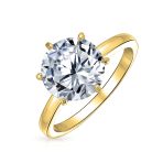 Classic 1.5CT Cubic Zirconia 6 Prong CZ Solitaire Engagement Ring Sterling Silver - Image 15
