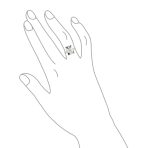10CT Solitaire Emerald-Cut CZ Cubic Zirconia Statement Engagement Ring Gold Plated Sterling Silver - Image 6