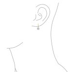 Classic Round 1CT CZ Solitaire Drop Stud Earrings .925 Sterling Silver Leverback - Image 24