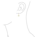 Equestrian Equine Horse Gift Dangle Snaffle Horse-bit Earrings Gold Plated .925 Sterling Silver - Image 6