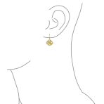 Hawaiian Seaside Dangle Earrings Sand Dollar Starfish Seashell 14K Gold-Plated - Image 6