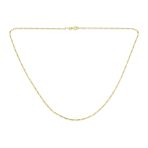 Ultra Thin Lightweight 1.2MM Figaro Link Chain Necklace .925 Sterling Silver 16" - Image 4