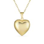 Vintage Filigree Heart Diffuser Locket Necklace Gold Plated - Image 3